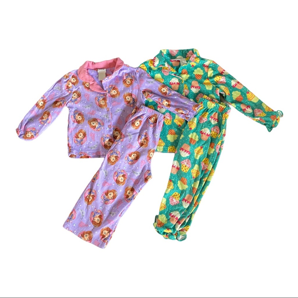 Disney Princess Sofia and Cupcake/Ice Cream Pjs